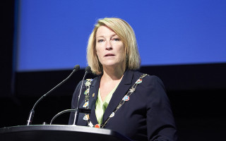 New CBA president Michele Hollins
