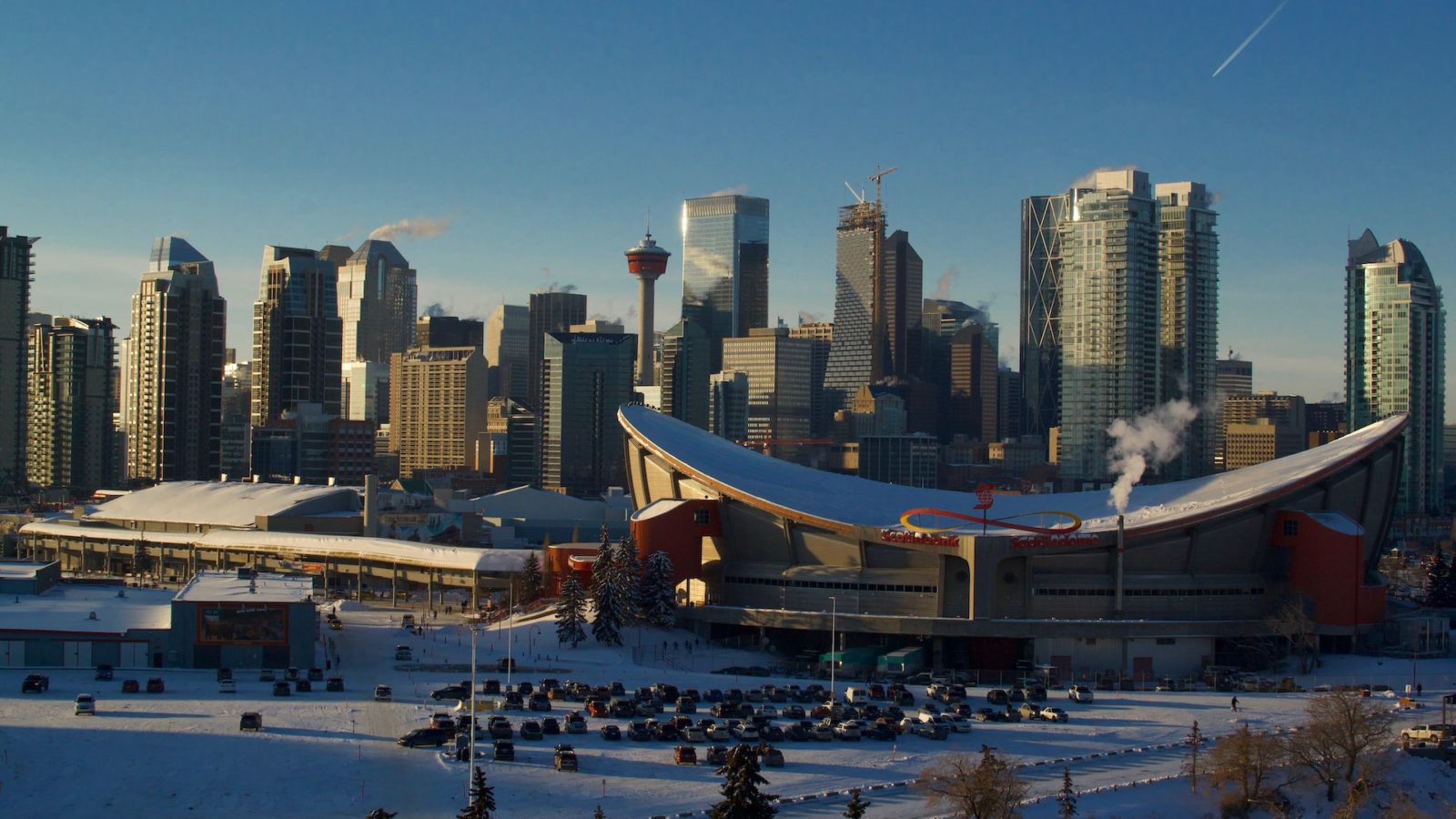 Calgary skyline in winter, representing DBB Law firm