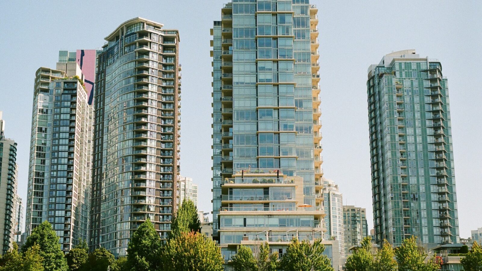 High-rise condominium buildings